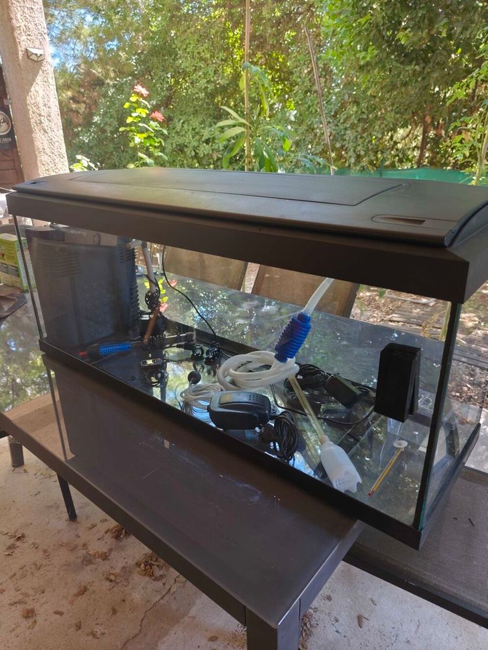 aquarium 120 litres Décoration