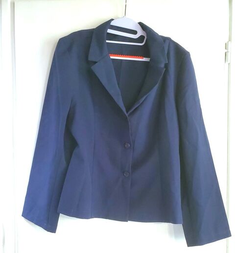 VESTE BLAZER FEMME TAILLE 48 BLEU MARINE 5 Bubry (56)