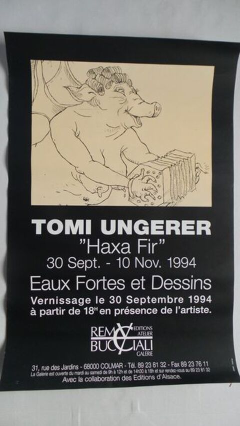 Affiche Tomi UNGERER 10 Colmar (68)