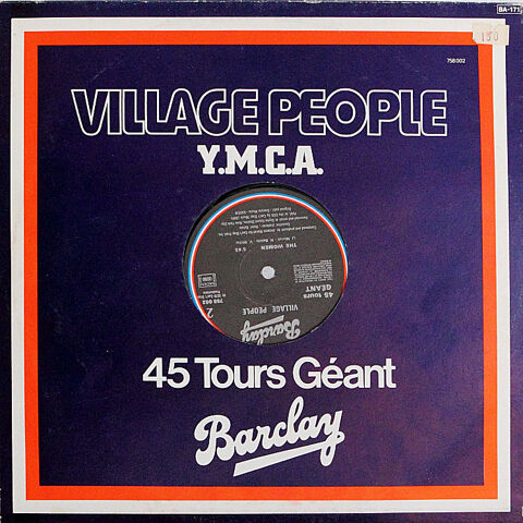 45T, 30cm - Village People - Y.M.C.A. black label
15 Sainte-Genevive-des-Bois (91)