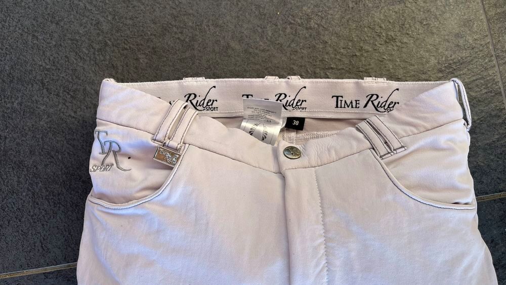 Pantalon d'&eacute;quitation blanc Time Rider Sports