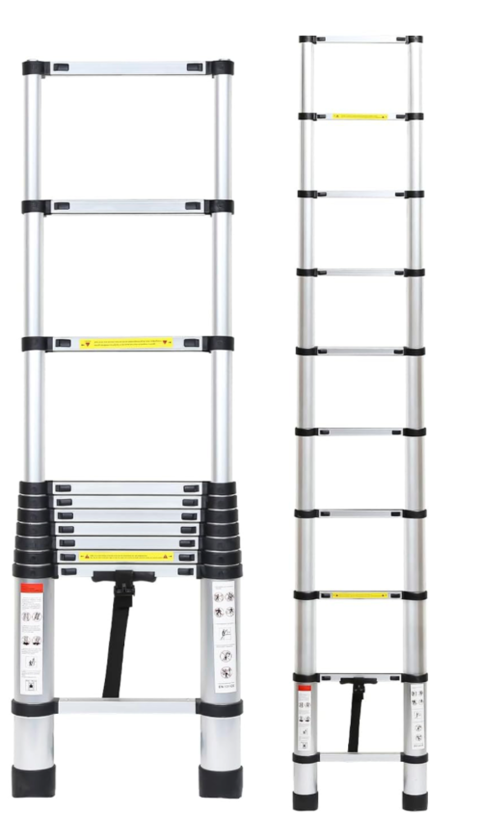 Échelle télescopique en Aluminium avec Crochets Amovible 3,2 Sauvian (34)
