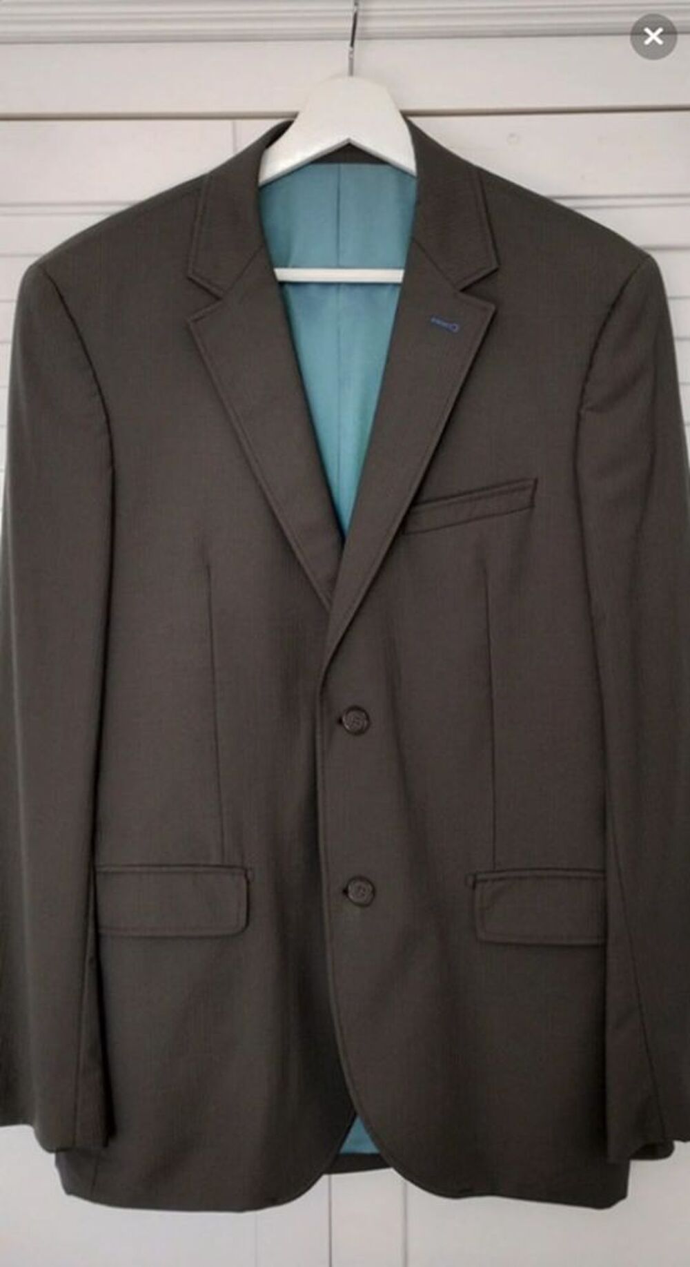 Ensemble de Costume Gris-Bleu > T50 &amp; 40 / 80% Laine Vêtements