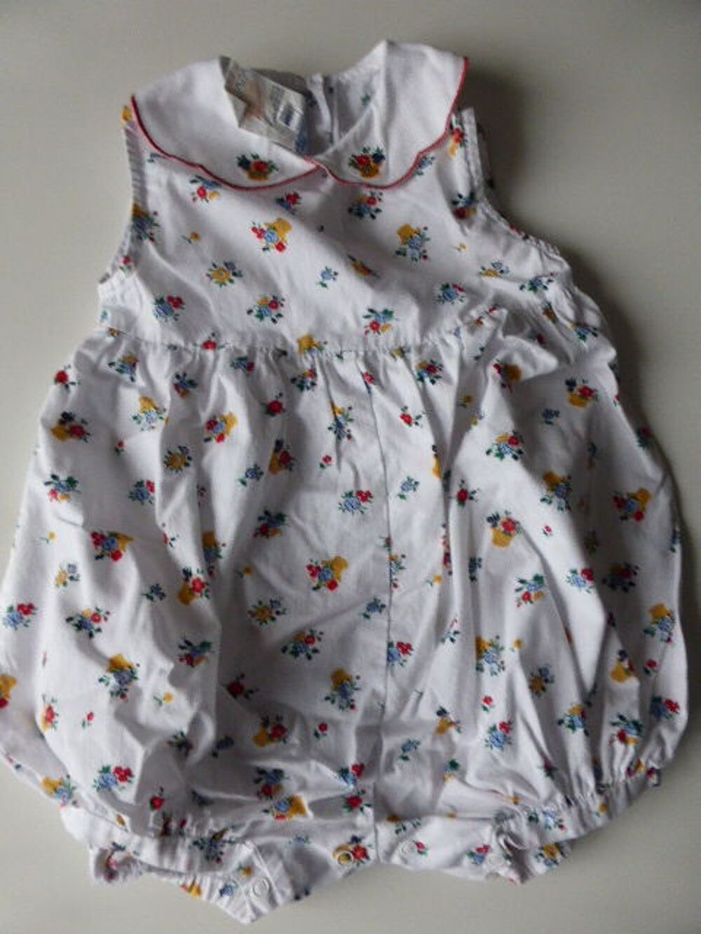 Bloomer Jacadi blanc motif fleuri 18 mois Vtements enfants