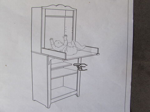 Table � langer  / biblioth�que IKEA  55 Ax-les-Thermes (09)