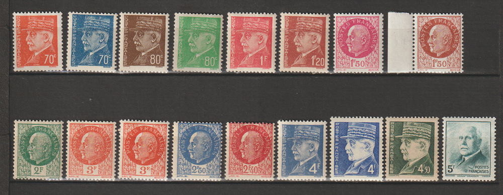 TIMBRES NEUFS**ANNEE 1941
