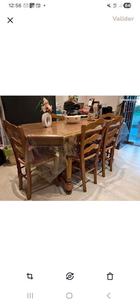 Ensemble en chêne table salon + 5 chaises 400 Malemort-sur-Corrèze (19)