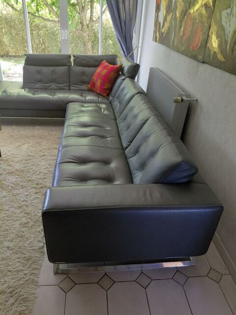 Canapé d'angle en cuir Roche Bobois 990 Carignan-de-Bordeaux (33)