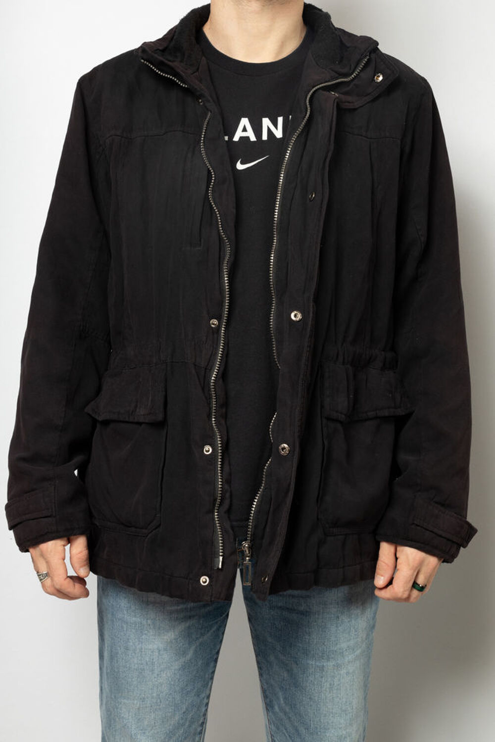 Blouson noir Vêtements