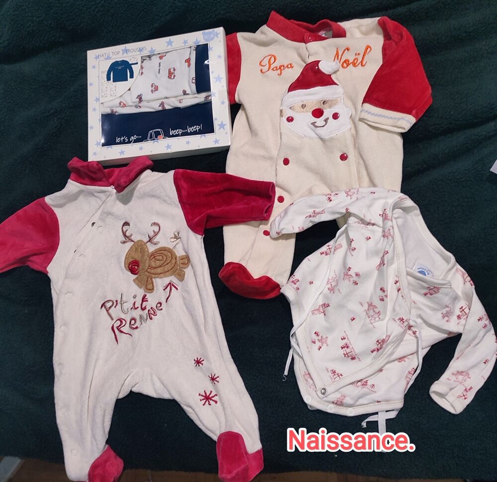 Lot v&ecirc;tements b&eacute;b&eacute; gar&ccedil;on naissance. Vêtements enfants