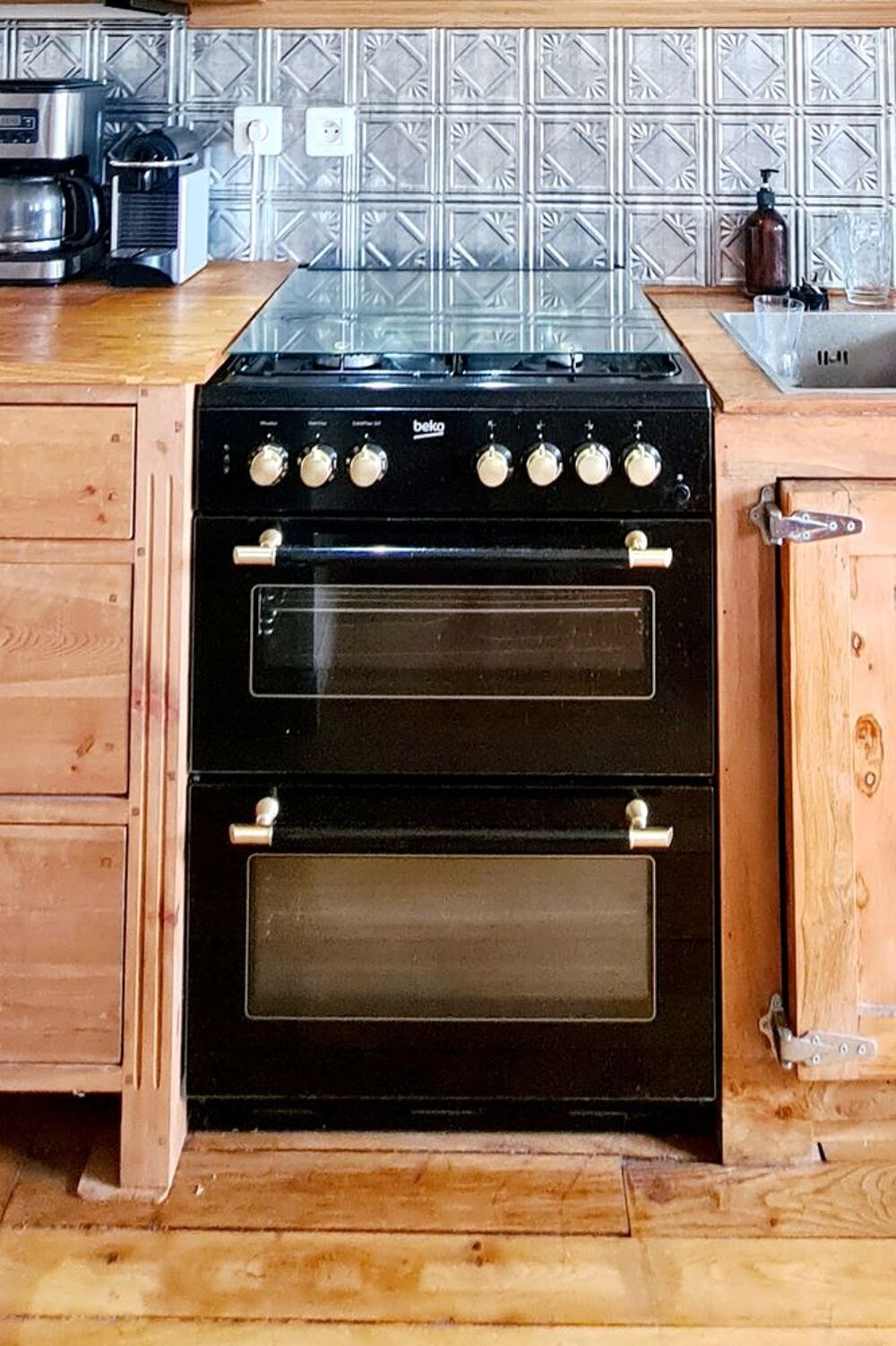 CUISINI&Egrave;RE &agrave; gaz. 2 fours ! BEKO FDF63110DBR Electromnager