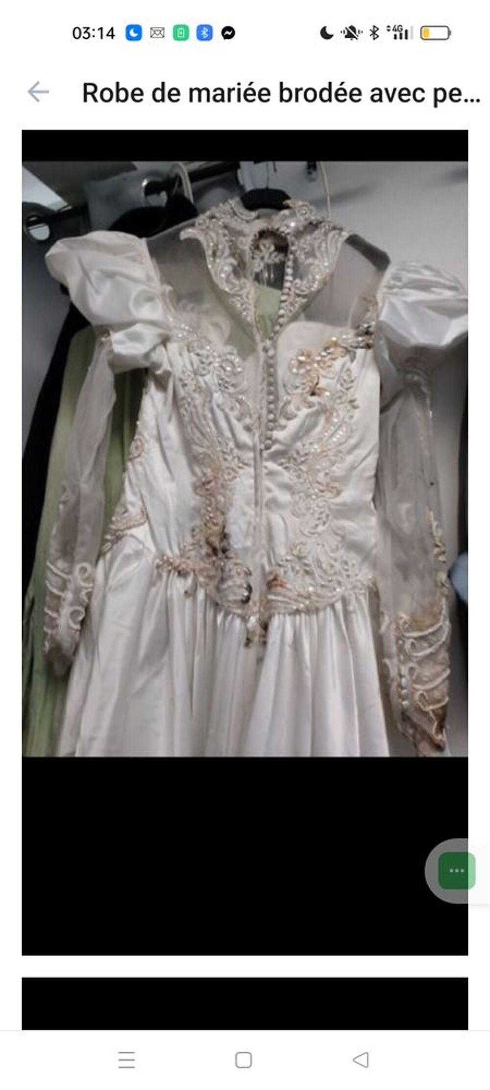 robe de mari&eacute;e blanche Vêtements