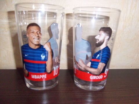 Verres à eau football 2 Bossay-sur-Claise (37)