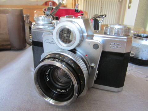 Appareil Photo Contax Argentique avec Objectif Carl Zeiss 600 Domrat (03)