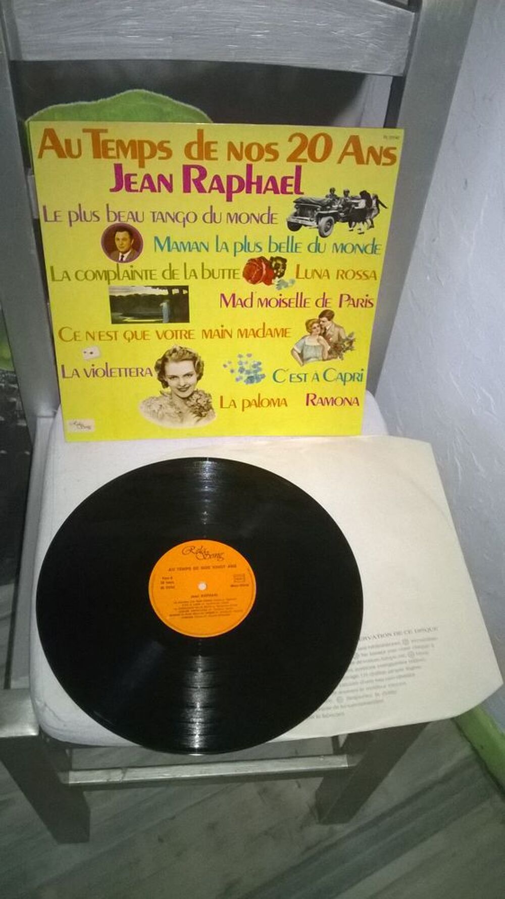 Vinyle Jean Rapha&euml;l
Au Temps De Nos Vingt Ans
Excellent et CD et vinyles