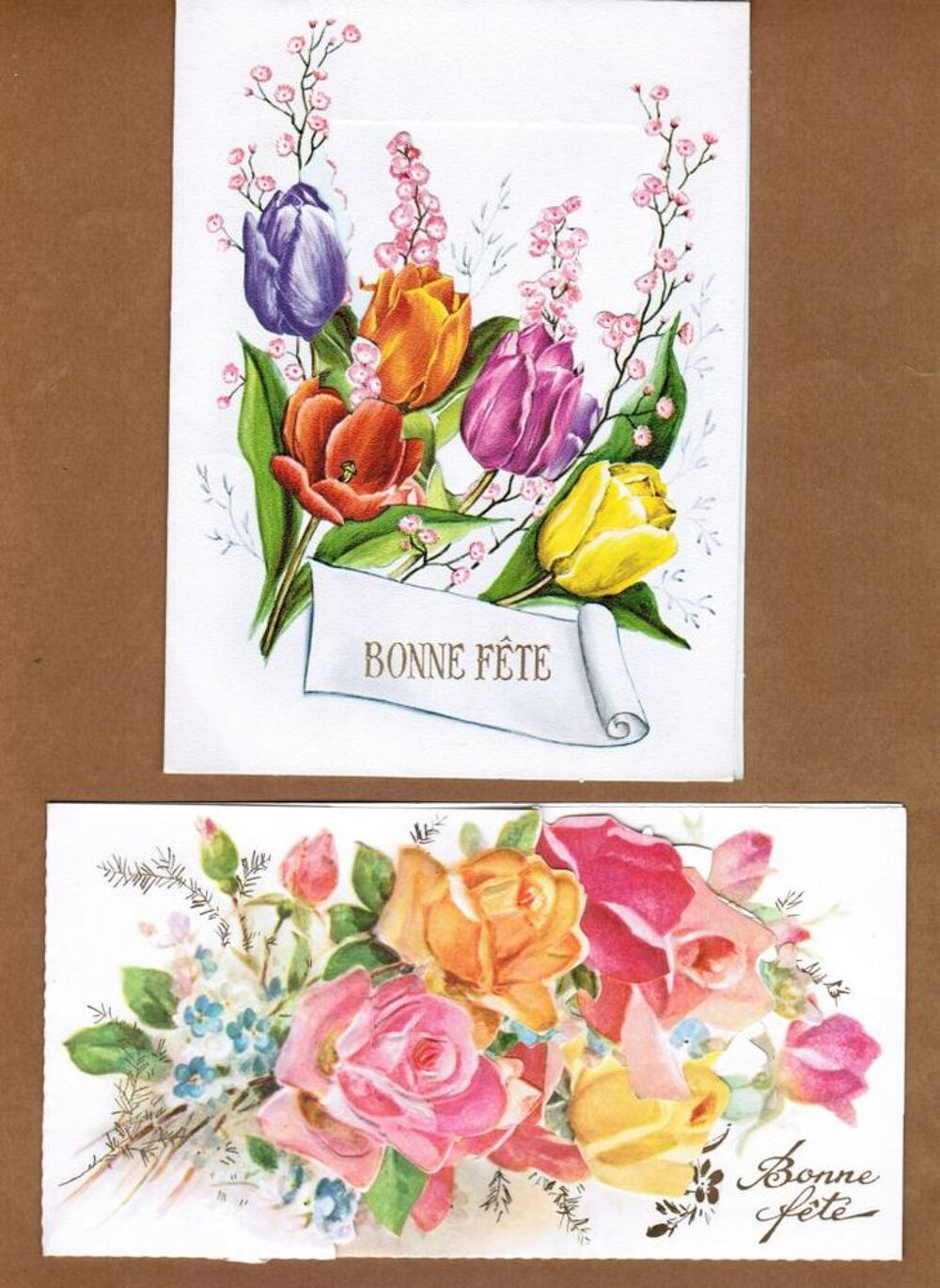 Lot 4 Carnets d&eacute;pliants Parfum&eacute;s 3D 