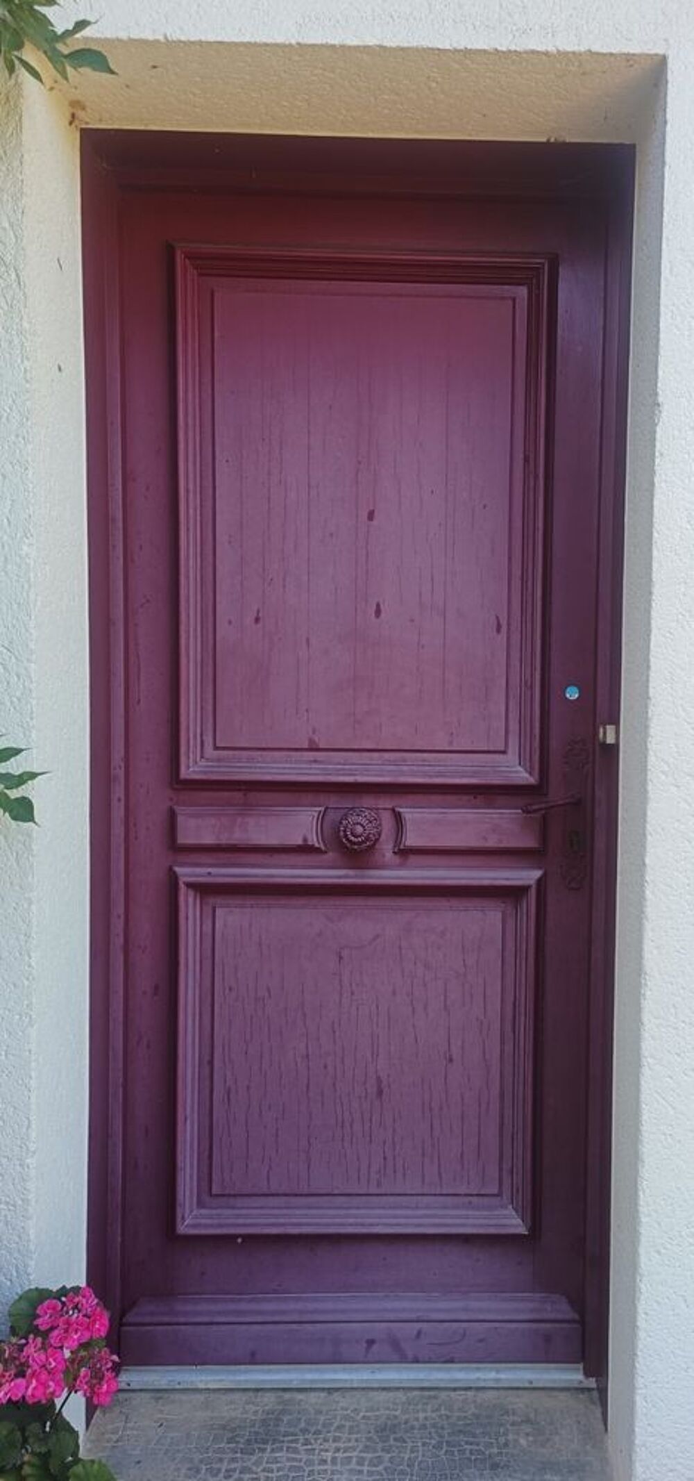 Porte d'entr&eacute;e habitation Bricolage