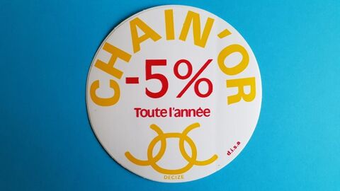 AUTOCOLLANT CHAIN'OR 0 Toulouse (31)