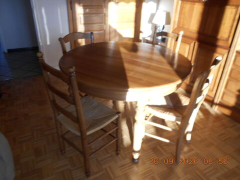 table salle a manger avec rallonge bois 200 Grenoble (38)