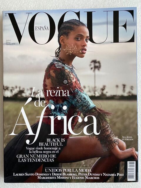 VOGUE ESPAGNE AYA JONES Magazine N°336 Mars 2016  13 Joué-lès-Tours (37)