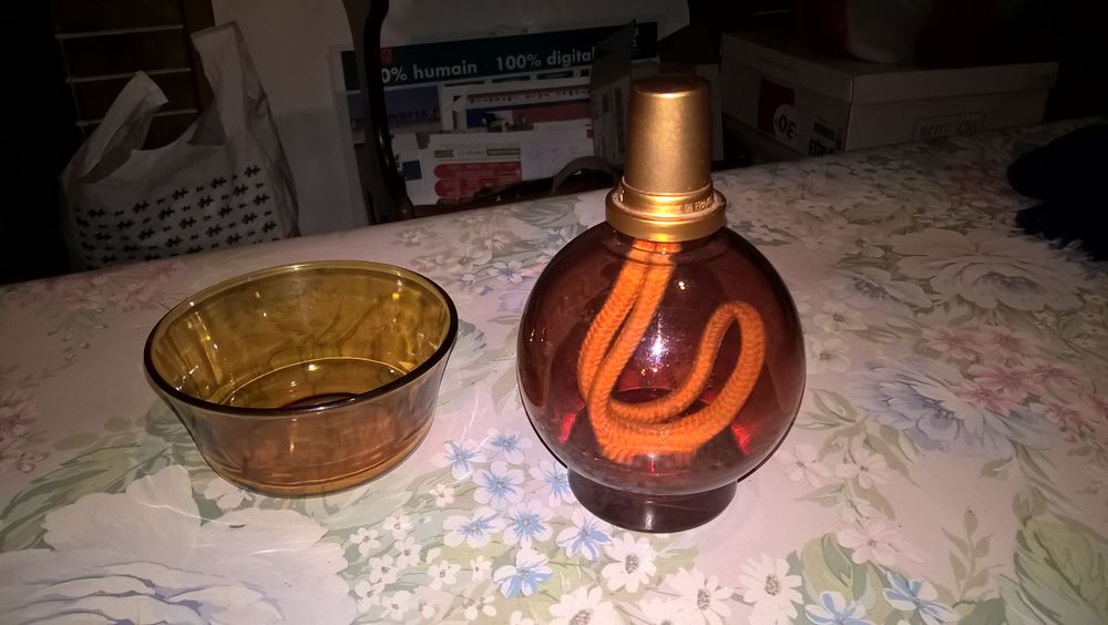 Ancienne lampe BERGER. Décoration