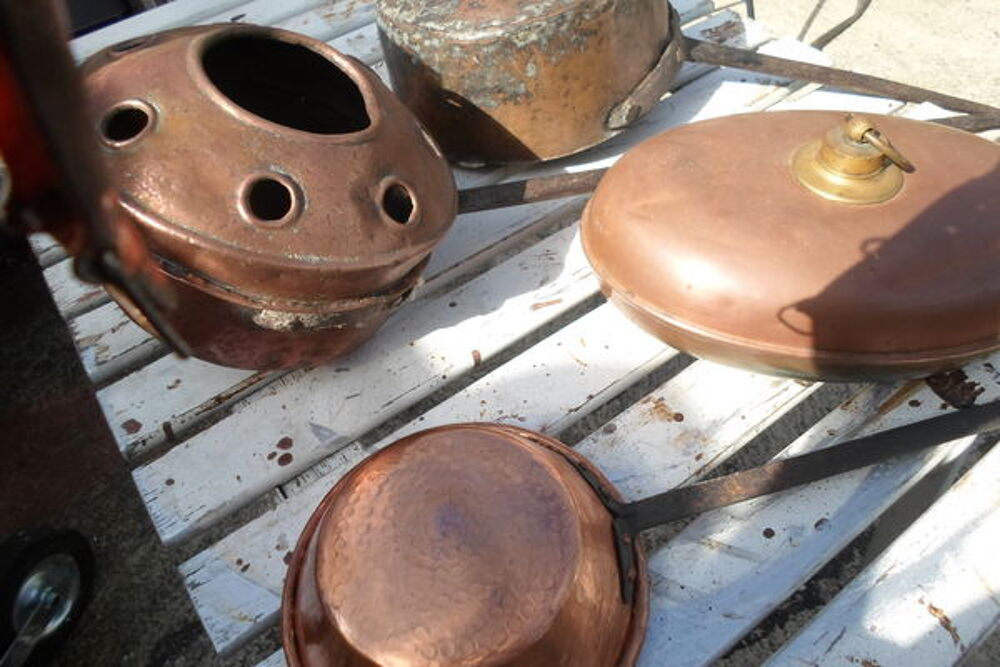 lot de cuivres ancien Décoration