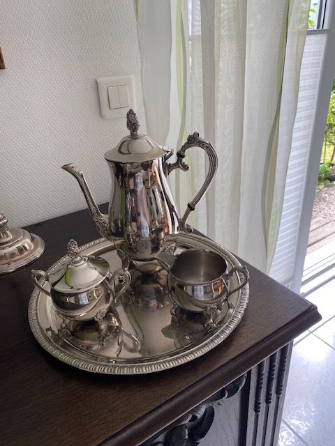 Lot de 5 tr�s belles pi�ces vintage en plaqu� argent 120 Schaffhouse-pr�s-Seltz (67)