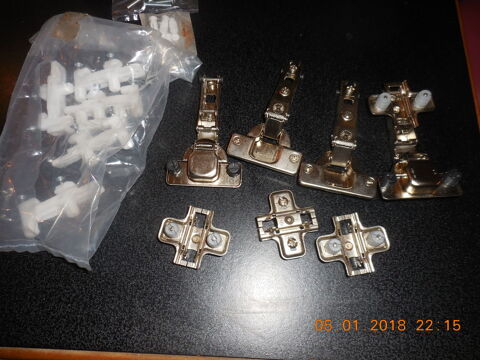 4 charnires compltes avec vis prmontes invisibles sdb
24 Ste (34)