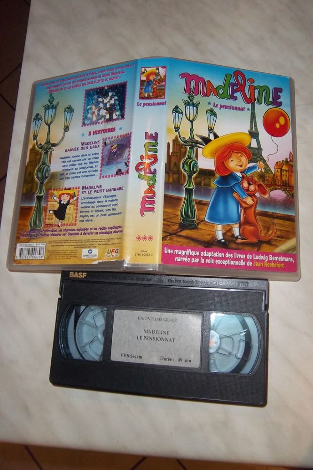 Vhs dessin anime Madeline le pensionnat DVD et blu-ray