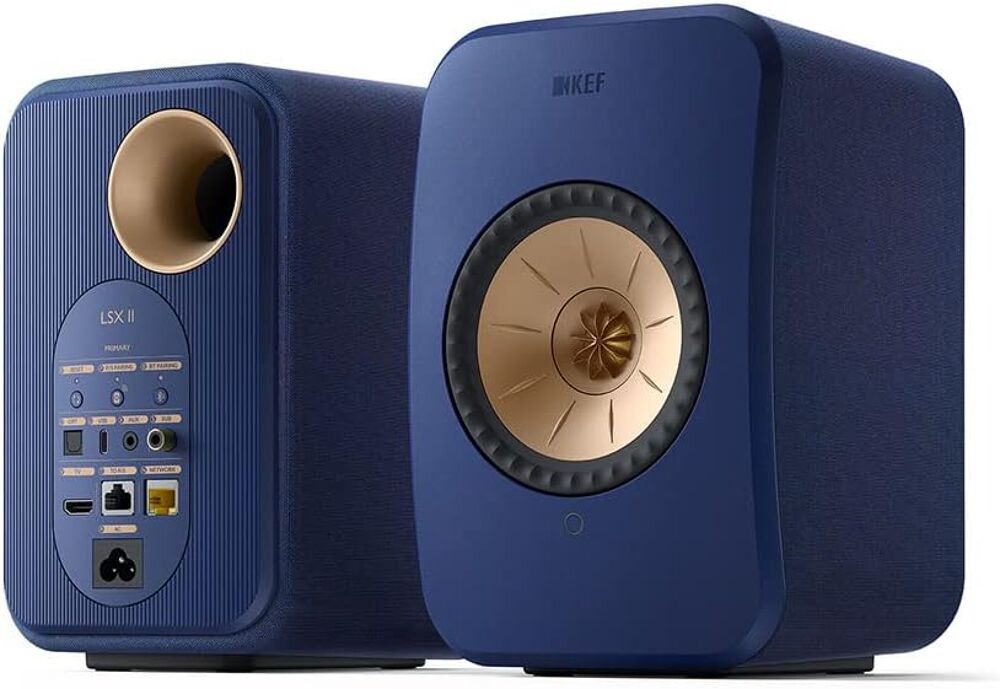 KEF LSX II - Bleu/Or Audio et hifi