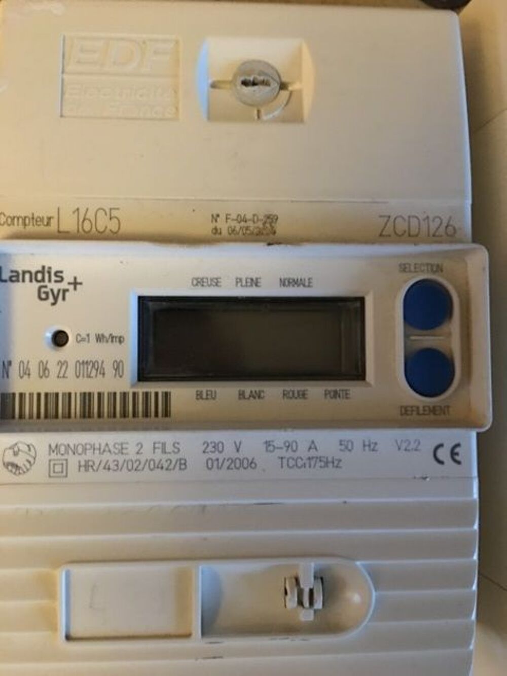 compteur +disjoncteur + platine pour pose Bricolage