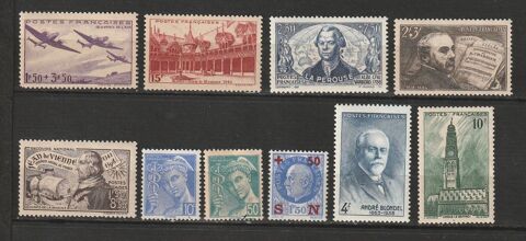 TIMBRES NEUFS** ANNEE 1942
18 Valros (34)