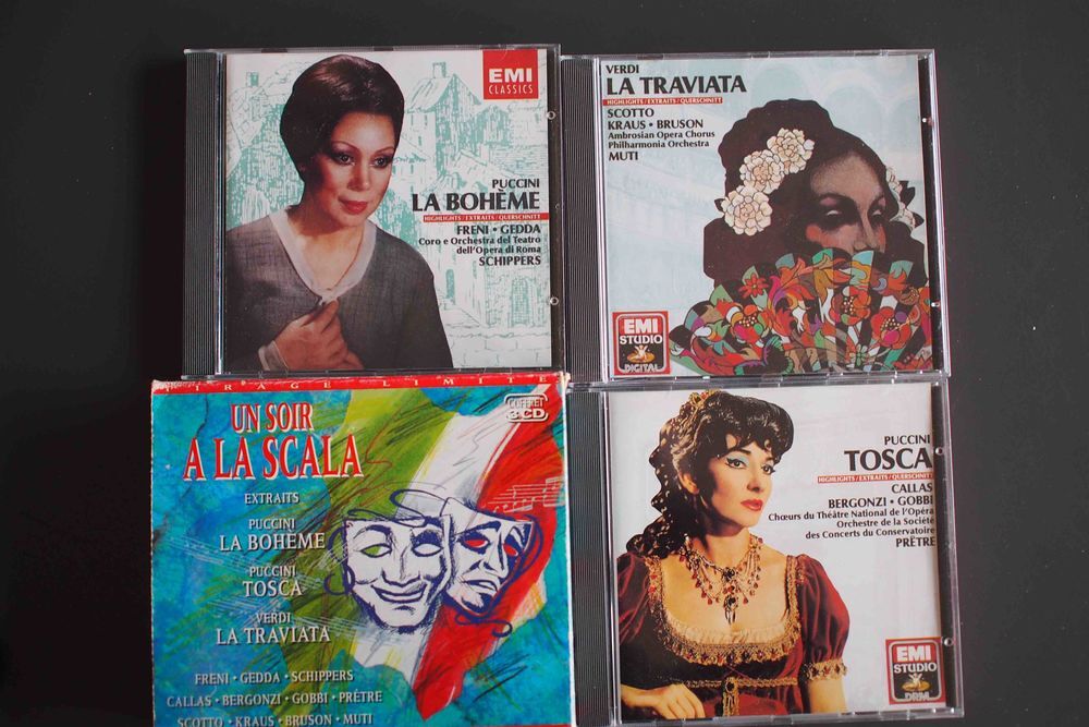 Un soir &agrave; la Scala 3 CD, CD et vinyles