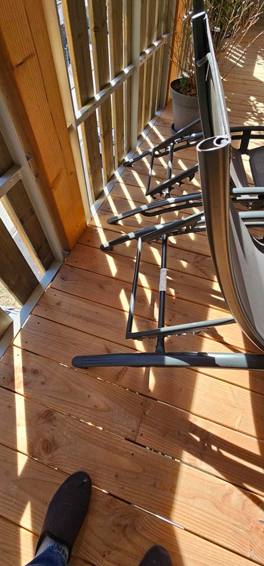 2 transats bon &eacute;tat Jardin