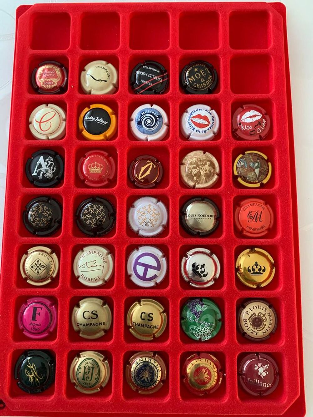 Capsules de champagne 
