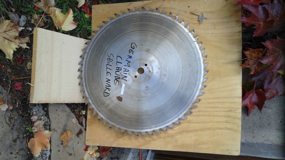 Deux Lamed de scie de chantier &agrave; b&ucirc;ches 600 mm
Acier au chro Bricolage