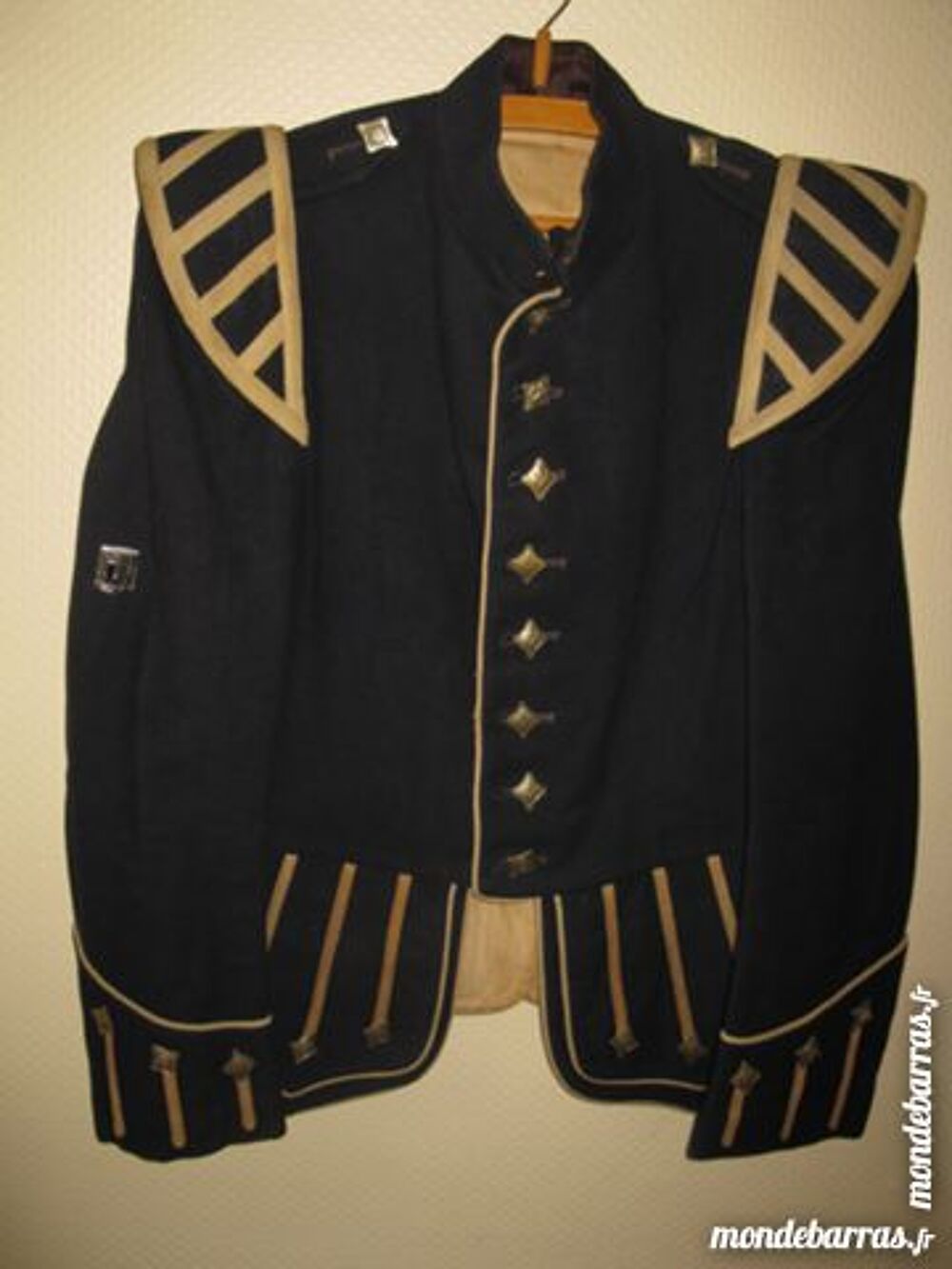  veste uniforme musicien tambour pipe band Ecossais 