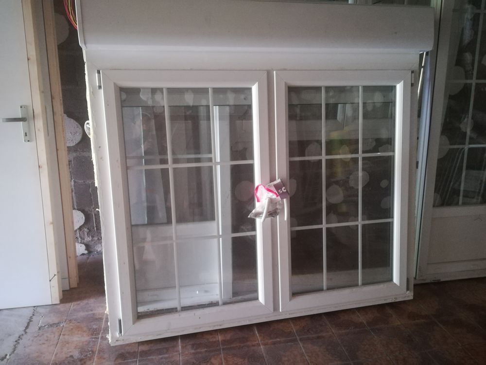 Grande Fenetre PVC Blanche Bricolage