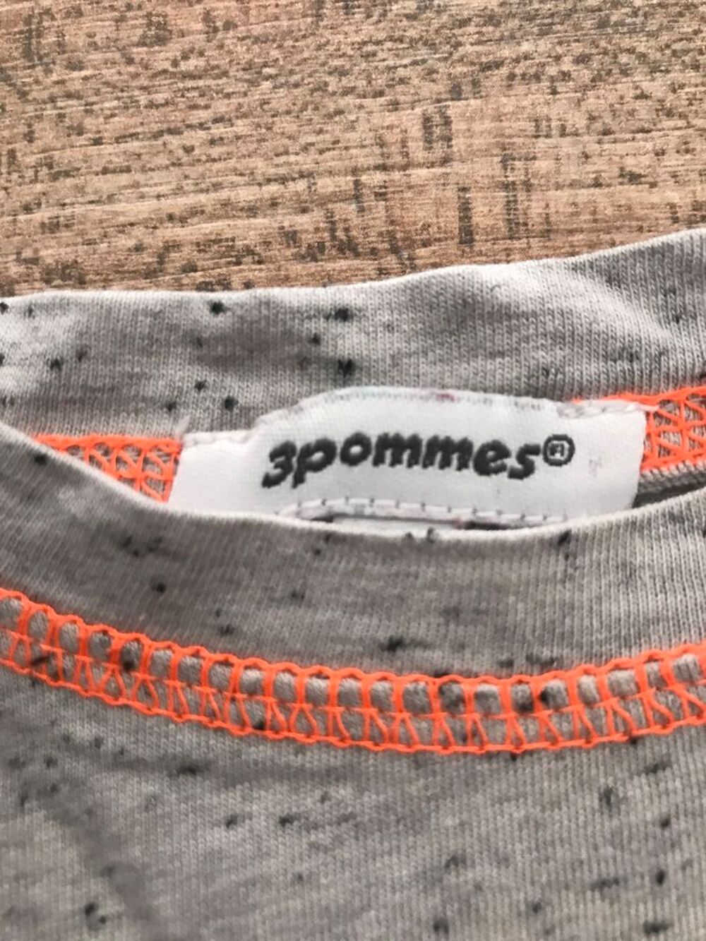 Tee shirt enfant fille " 3 pommes " Vêtements enfants