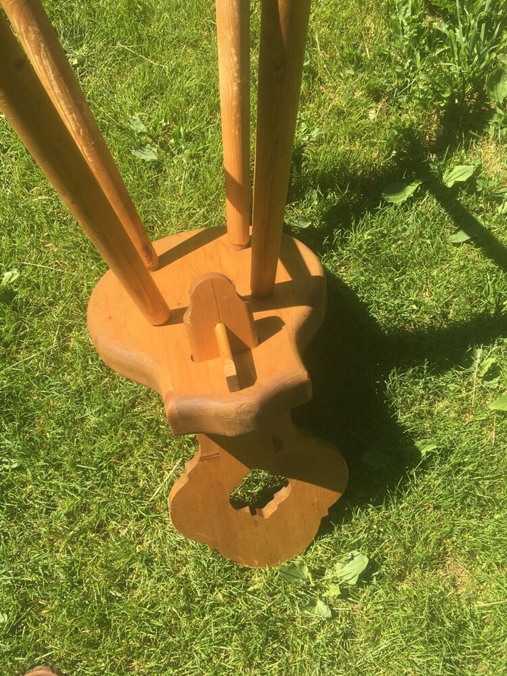 Tabouret bergerie / comptoir/ bar / art populaire / pyr&eacute;n&eacute;e Meubles