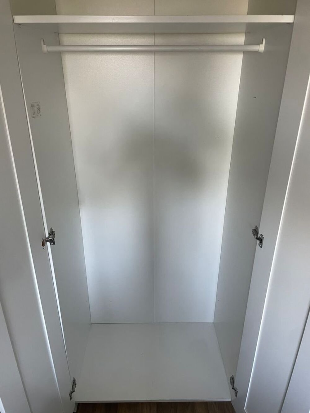 Armoire IKEA BRIMNES 3 portes blanc 117x190 cm ? Tr&eacute;s Bon &eacute;t Meubles