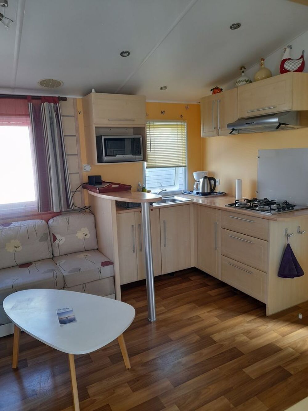   Mobilhome 4 personnes 200m de la plage  Basse-Normandie, Portbail (50580)