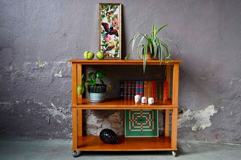 Desserte � �tag�res pr�sentoir � roulette de style vintage 440 Wintzenheim (68)