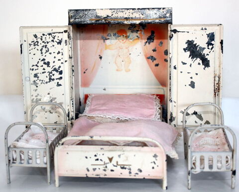 Rare ensemble NURSERY jouet D.R.G.M 1930 made in Germany 155 Issy-les-Moulineaux (92)