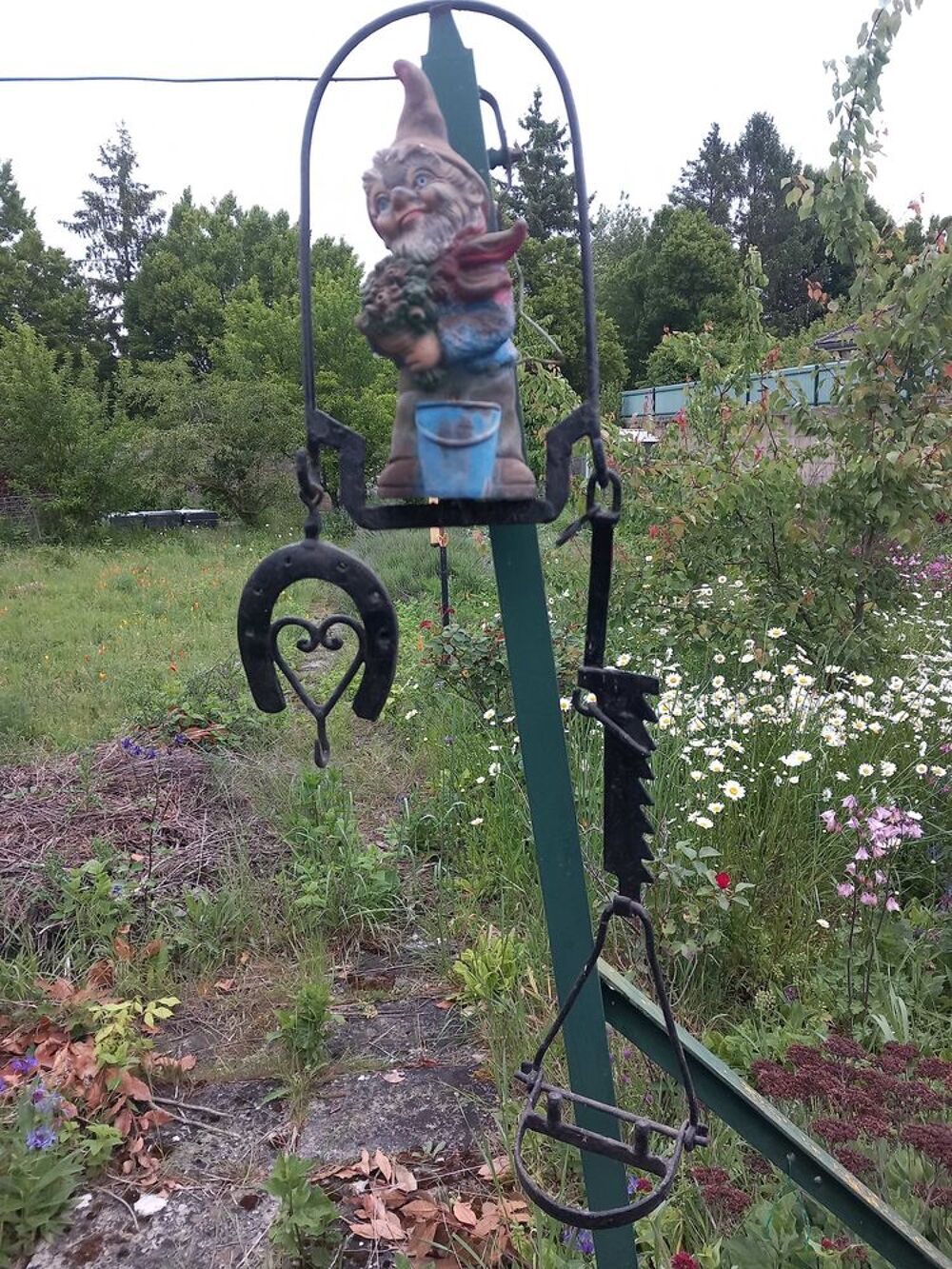 nain de jardin Suspendu H27cm 