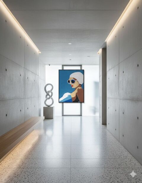 Tableau personne   Regard d'�t�  
90 Caudan (56)