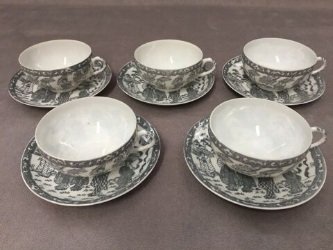 Service à Café Thé Chocolat Porcelaine Fine Japon 1950 39 Marseille 11 (13)