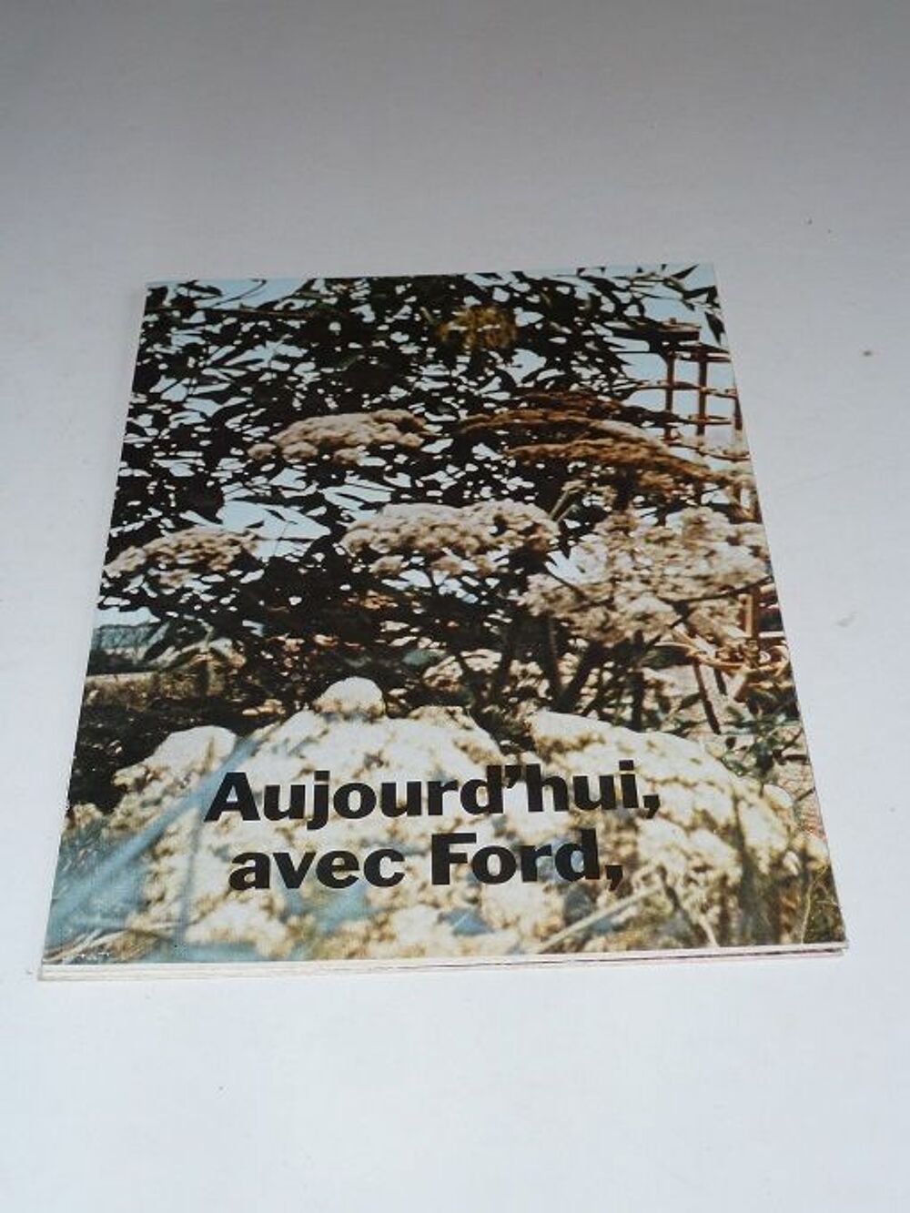 Prospectus d&eacute;pliant "Aujourd'hui, avec FORD" la gamme 