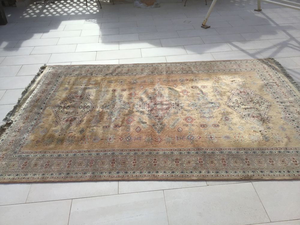 Tapis de salon 190 cm X 280 cm laine/soie Décoration