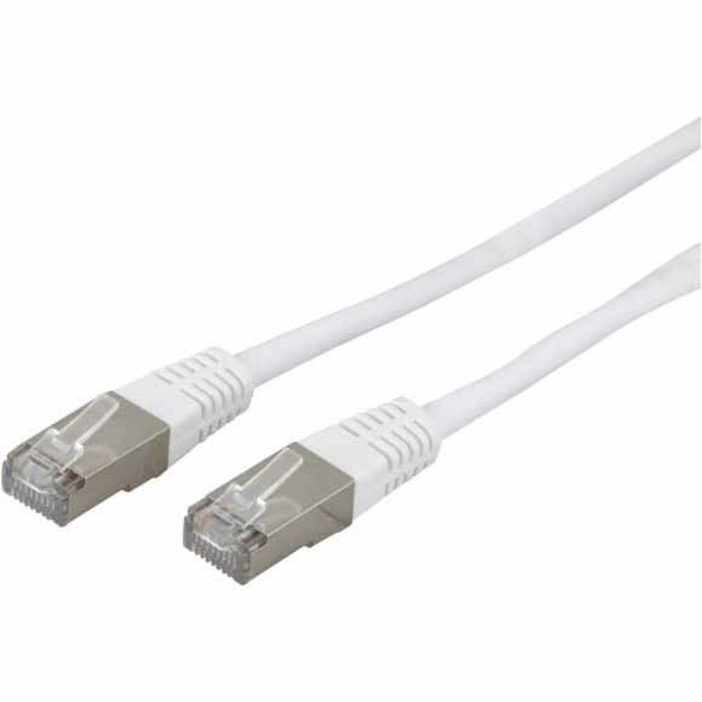 C&acirc;ble Ethernet RJ45 Droit, cat&eacute;gorie 5, blanc, 1,98&nbsp;m, TBE Matériel informatique